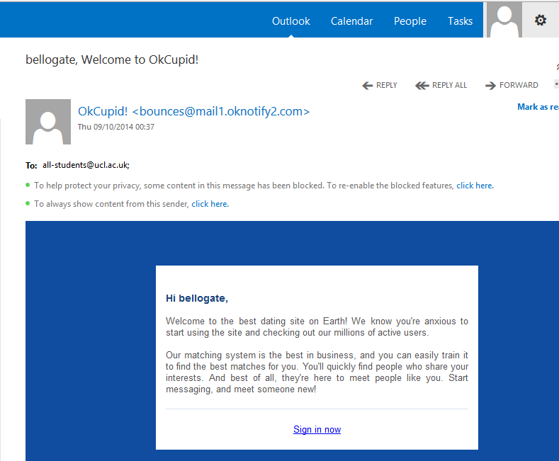 英国UCL大学邮箱漏洞出错. 各种万人邮件群发