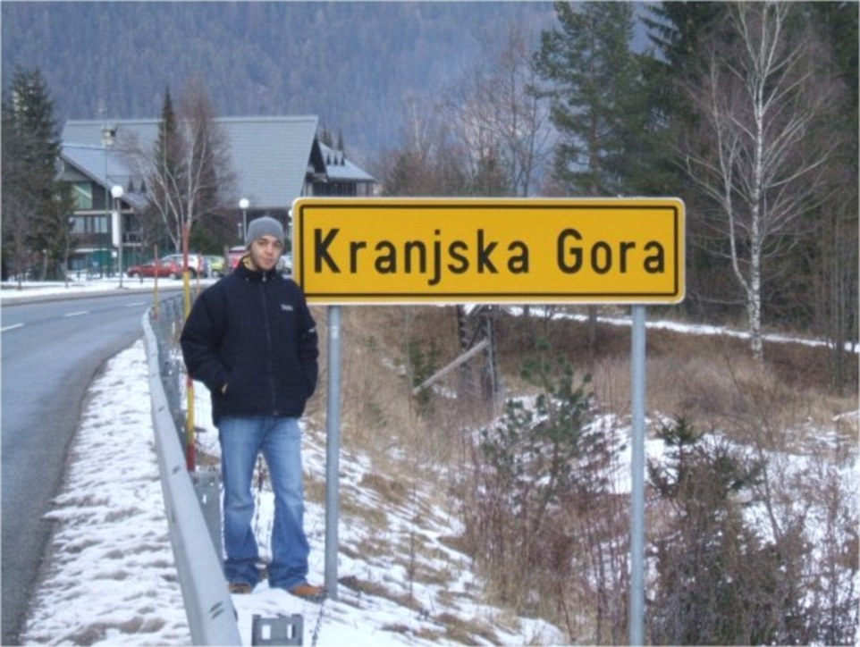 MYCAPITAL Kris Mole, 24, in Kranjska Gora, Slovenia, on his European adventure.