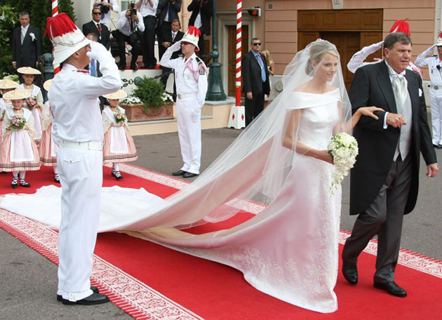 most_iconic_wedding_dresses_of_history_Charlene_Wittstock_wedding_dress