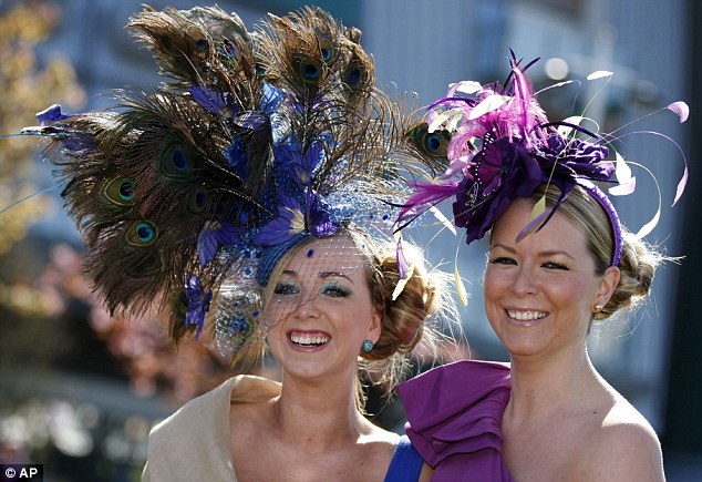 Elaborate head pieces were dramatic and colourful 8