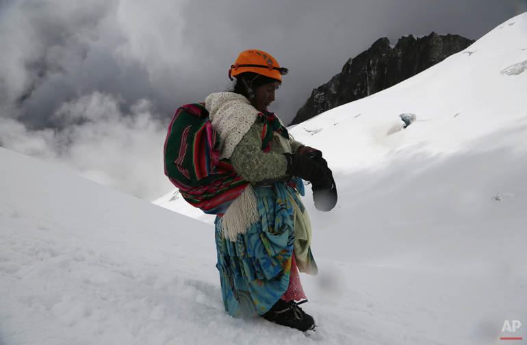 Bolivia Cholita Mountain Climbers Photo Gallery