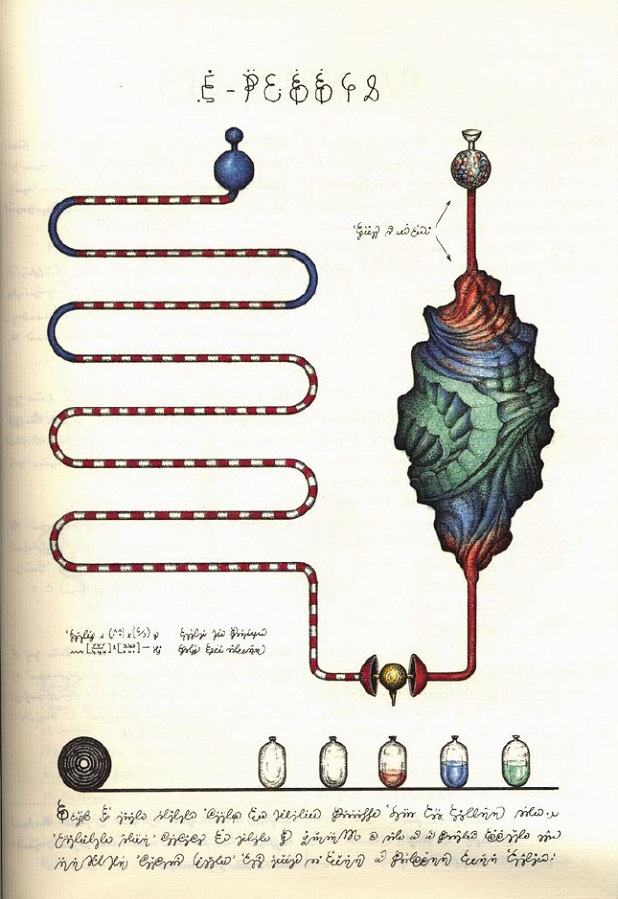 codex-seraphinianus-distilling