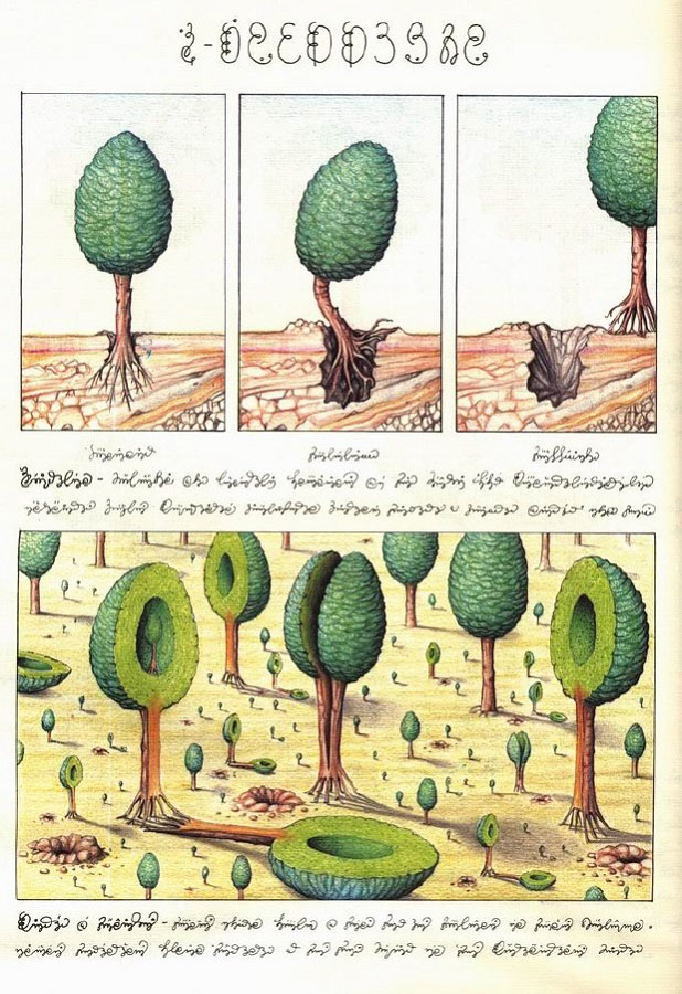codex-seraphinianus-hollow-trees