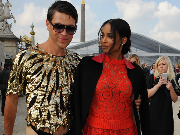 Celebrities attend the Valentino Fashion Show in Paris