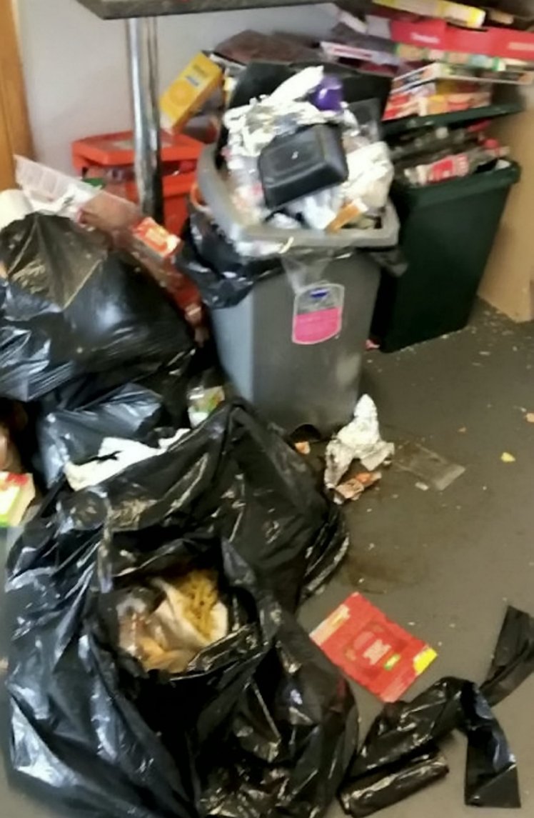 The mess in Brittani Coopers house as she is crowned Britains grubbiest student. See SWNS story SWSTUDENT; A pretty teenager has been crowned Britains grubbiest student - after beating off almost 1,000 slobs from around the UK. Real estate student Brittani Cooper, 19, won the dubious accolade of having the nation's dirtiest digs. She submitted revolting photos to the competition after her dad saw how grim her kitchen was and told her to enter. The winning pictures reveal stomach-churning scenes inside the flat she shares with five housemates in Filton, Bristol.