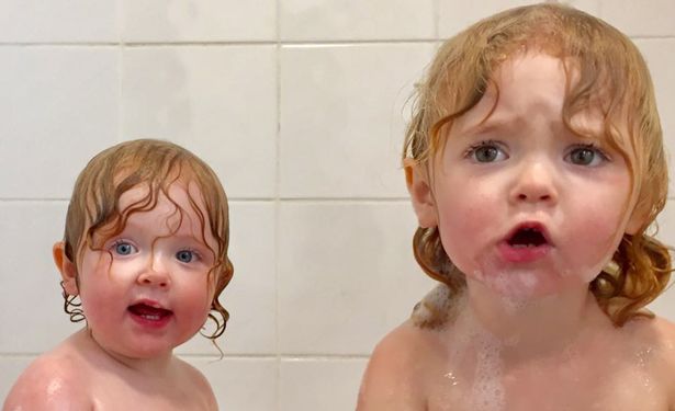 PAY-MUM-PUTS-KRAY-TWIN-TOTS-UP-FOR-SALE-AFTER-SNAP-CATCHES-THEM-LICKING-SPILT-MILK-OFF-FLOOR-WITH-DOGS