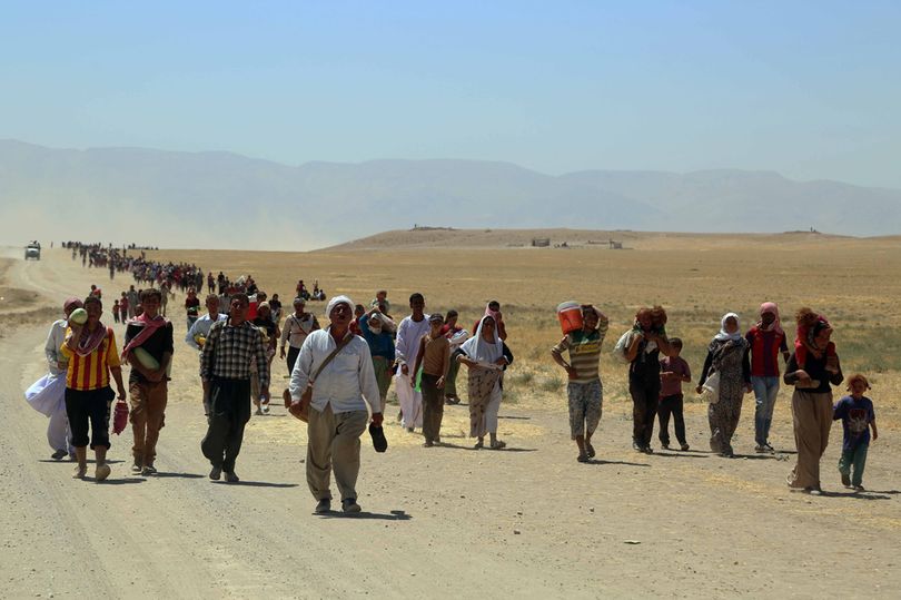 Yezidis-refugees