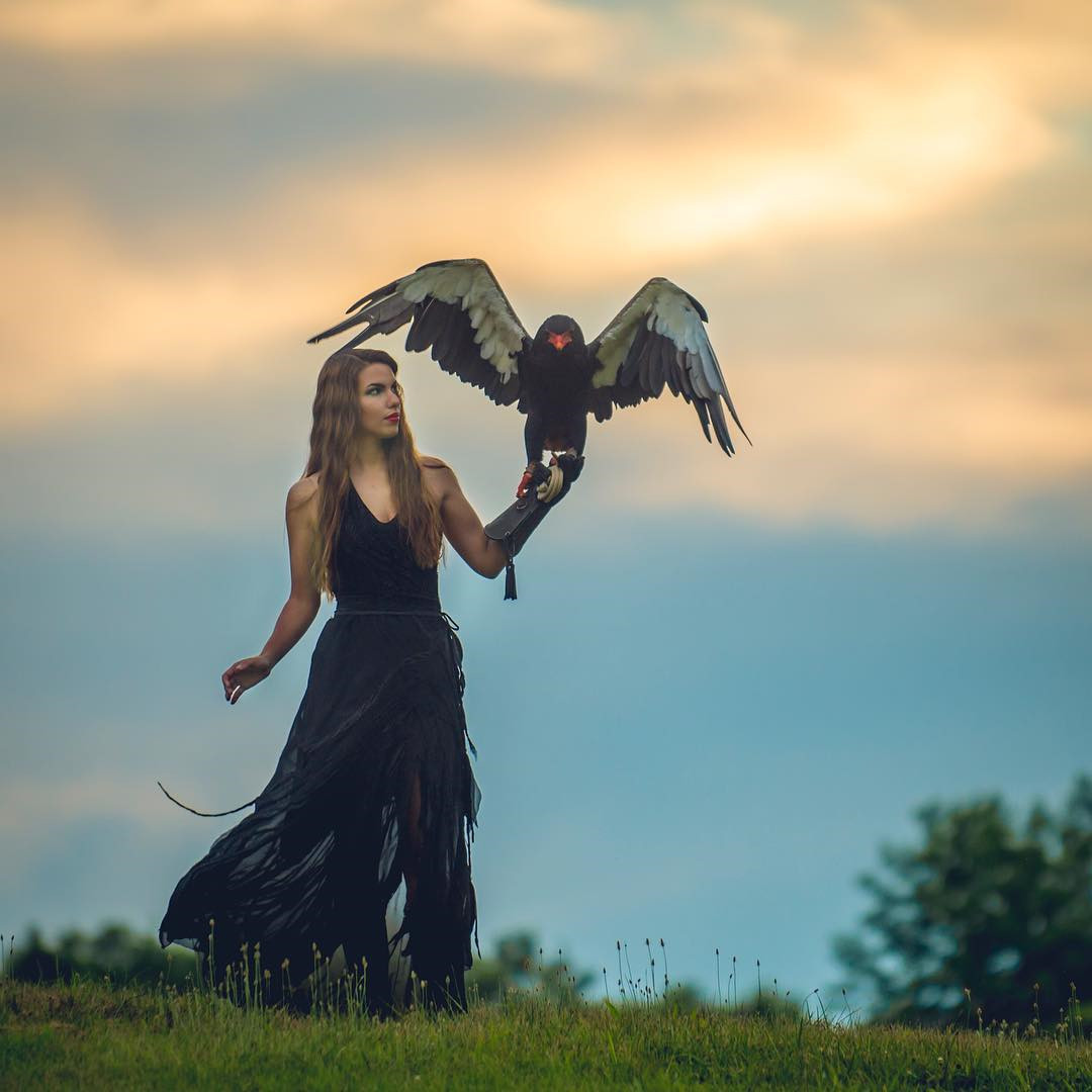 在ins上广为流传的‘鸟之女神’，一张张绚丽的和鸟合影的照片背后，是她鸟类救助者的身份…. | 英国那些事儿