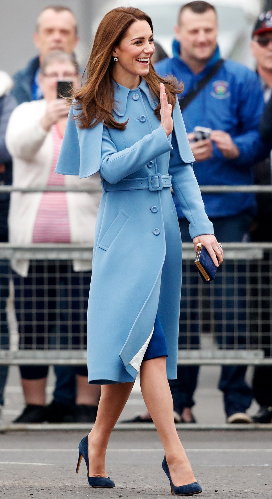 Kate Middleton wore a design by Sarah Burton for Alexander McQueen on ...