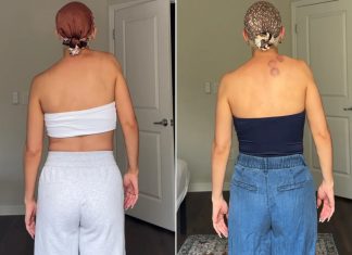 妹子右肩不断上升,身体严重倾斜却降不下来!她崩溃:好像钟楼怪人