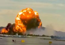震撼!美国货机满载14.4万升燃油坠毁,巨大火球遮天蔽日,宛如核爆…